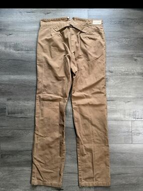 Scully Tan Canvas Frontier Pants